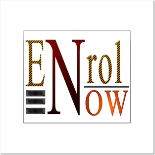 EnrolNOW Posters and Art